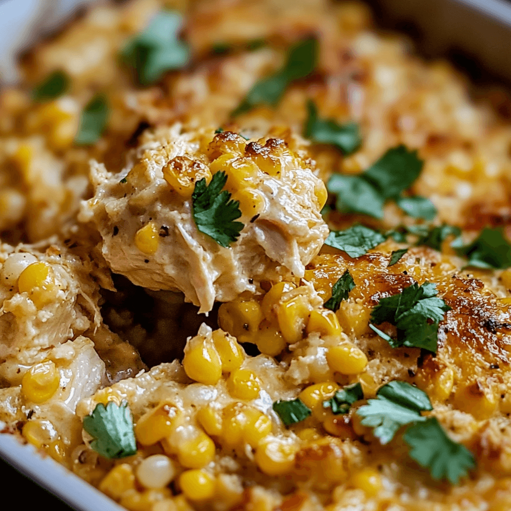 Street Corn Chicken Casserole