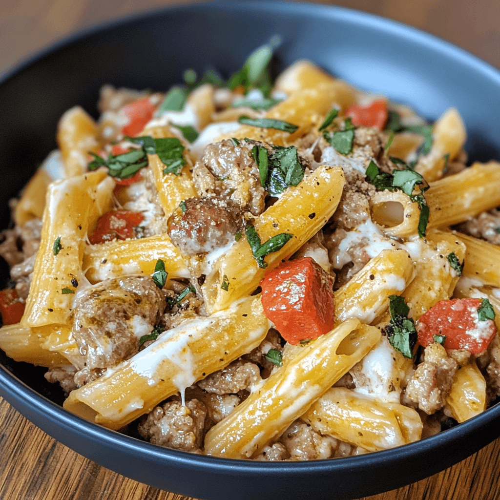 brat pasta recipe leftover