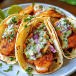 Crispy Fish Slaw Tacos